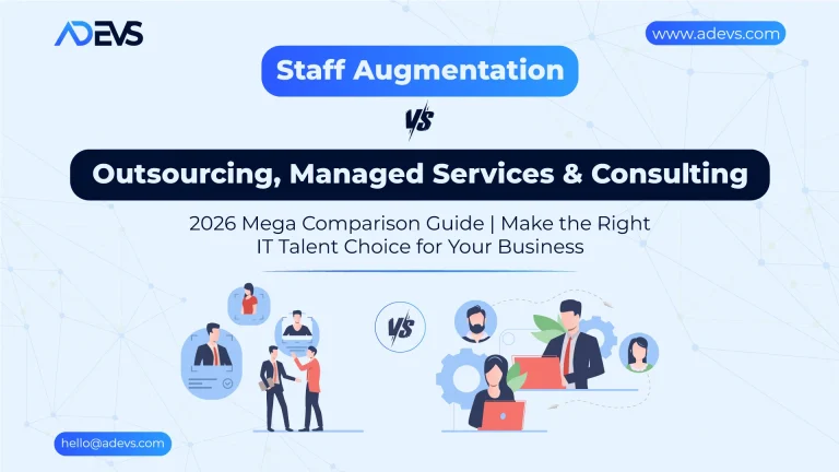 Staff-Augmentation-vs-Outsourcing,-Managed-Services-&-Consulting Comparison