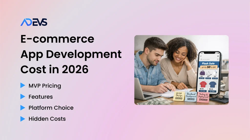 E-commerce App Development Cost complete guide