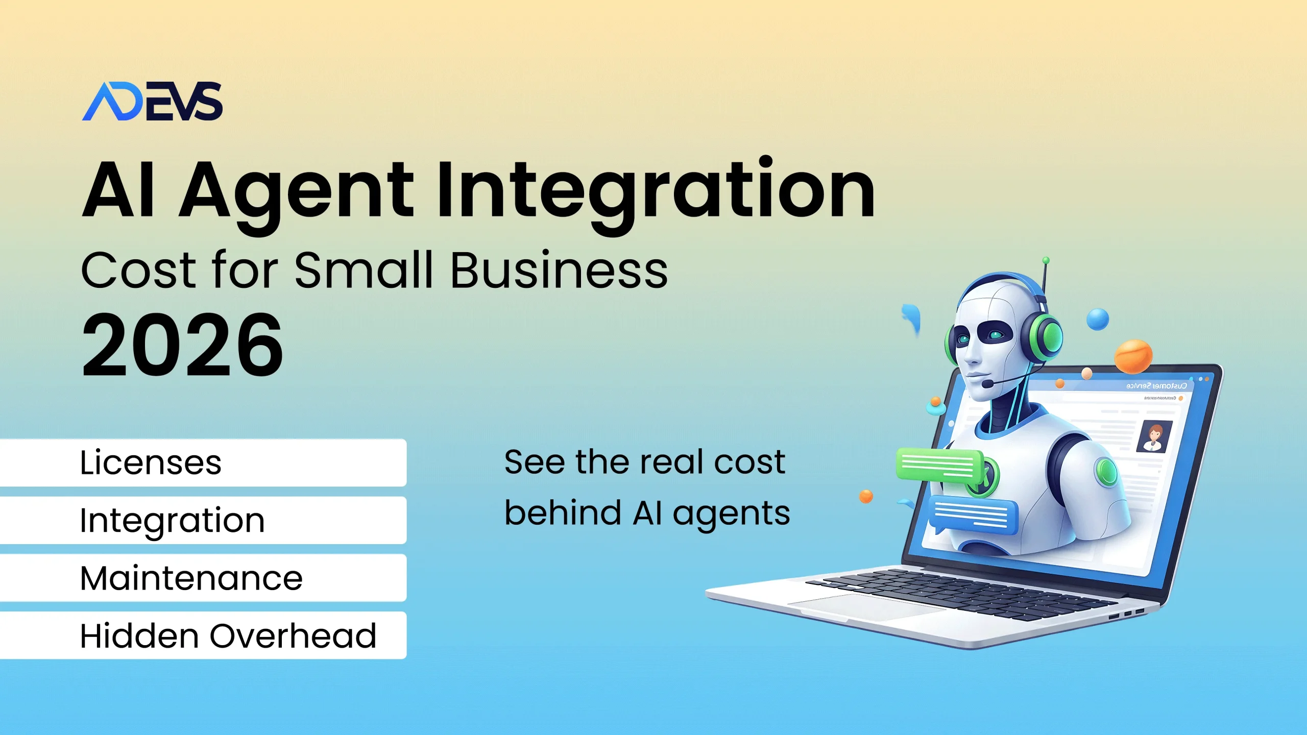 AI Agent Integration Cost for Small Business (2026)
